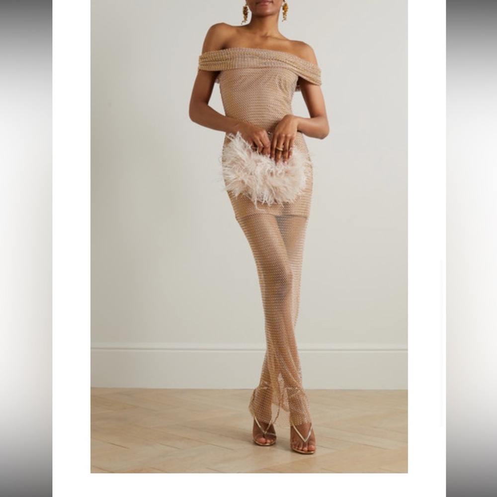 Self Portrait Rhinestone Embellished Dress